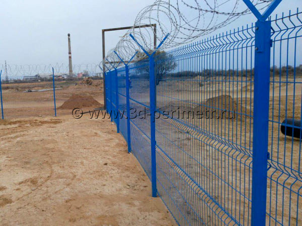 Забор из стальной сетки